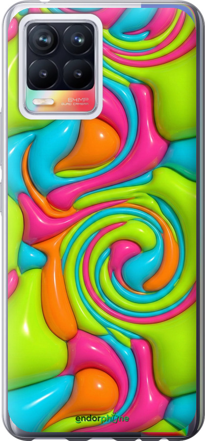 Силиконовый чехол Y2K Jelly Dream для Realme 8 - 6780u-2303 изображение 