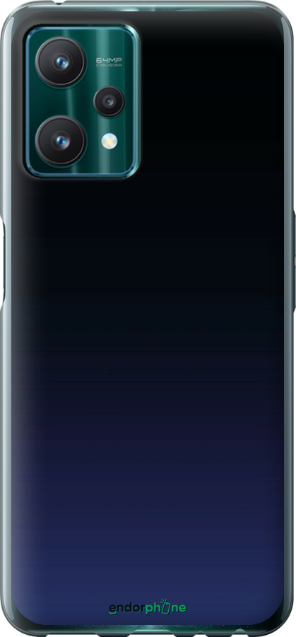 Силіконовий чехол Градієнт у темно-синьому стилі для Realme 9 Pro - 6542u-2595 изображение 