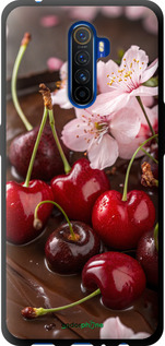 TPU чехол Вишня в шоколаде для Realme X2 Pro - 6698b-1866 изображение 