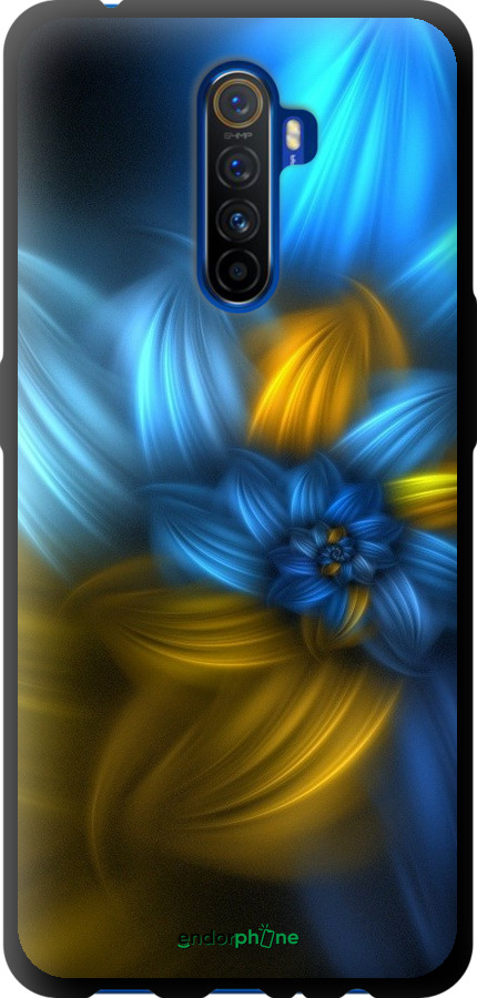 

TPU чорний чохол "Візерунок 46" для Realme X2 Pro, Синій