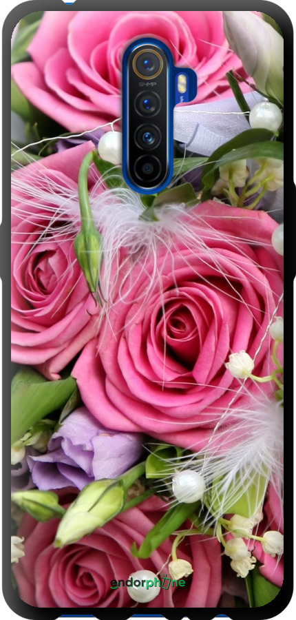 

TPU чорний чохол "Ніжність" для Realme X2 Pro, Рожевий