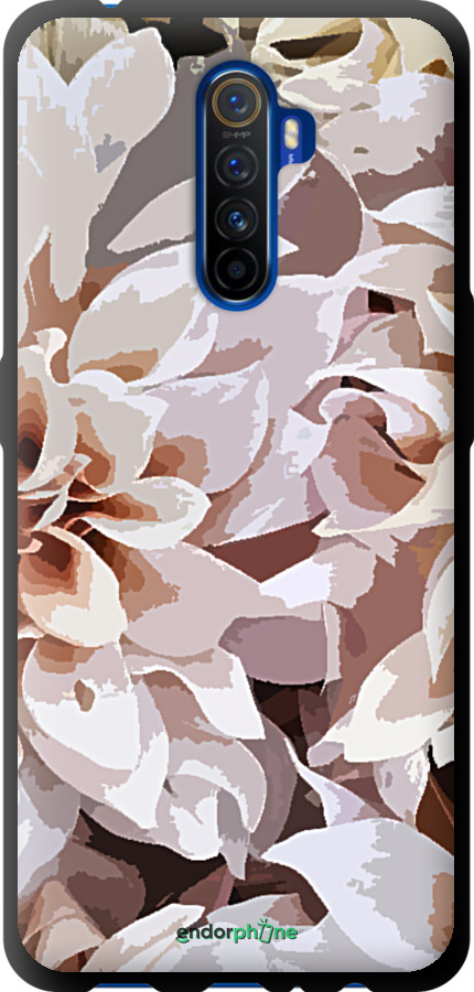 TPU чехол пионы акварелью для Realme X2 Pro - 4376b-1866 изображение 