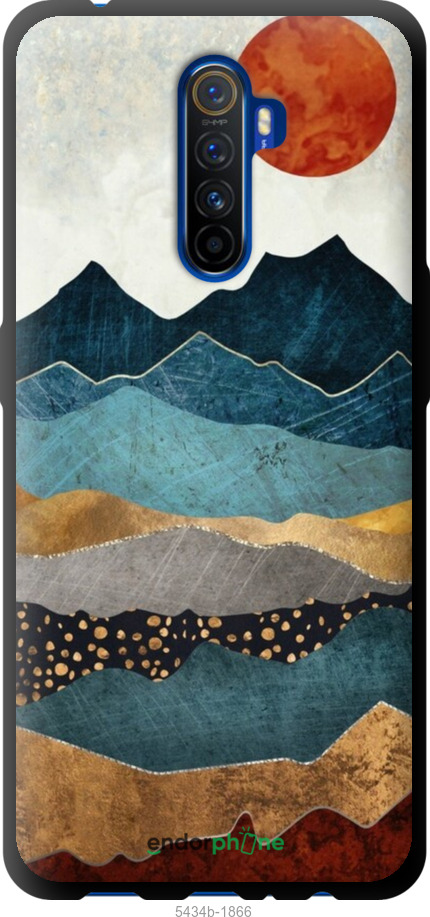 TPU чехол Захід гори для Realme X2 Pro - 5434b-1866 изображение 
