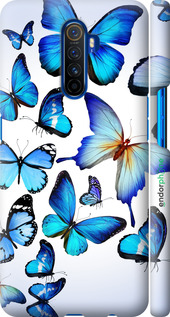 3D пластиковый матовый чехол Бабочки для Realme X2 Pro - 6023m-1866 изображение 