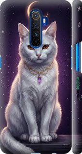 3D пластиковий матовий чехол Mystic White Cat Gothic Dark Purple Gold для Realme X2 Pro - 6805m-1866 изображение 