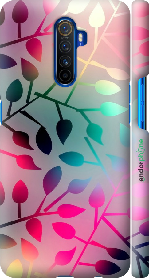 

3D пластиковий матовий чохол "Листя" для Realme X2 Pro
