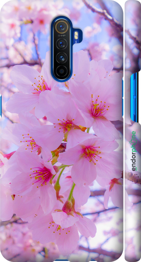 3D пластиковый матовый чехол Сакура для Realme X2 Pro - 6029m-1866 изображение 