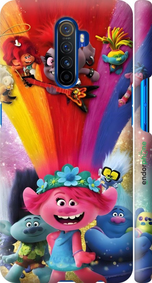 3D пластиковий матовий чехол Тролі для Realme X2 Pro - 6343m-1866 изображение 