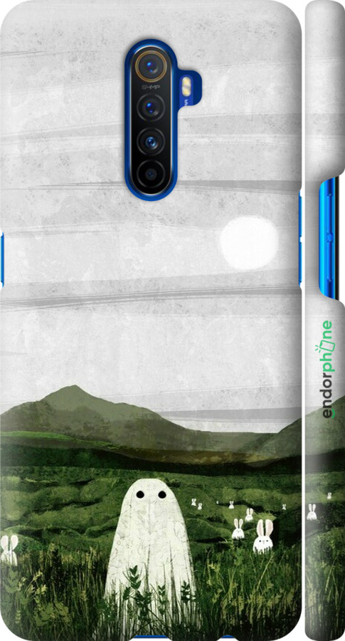 3D пластиковий матовий чехол Привид для Realme X2 Pro - 6492m-1866 изображение 