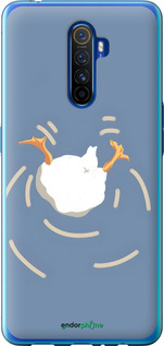 2D пластиковый чехол Гусь ныряет для Realme X2 Pro - 6275t-1866 изображение 