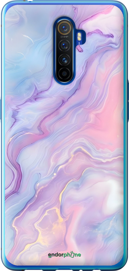 Силиконовый чехол Нежный мрамор для Realme X2 Pro - 6310u-1866 изображение 