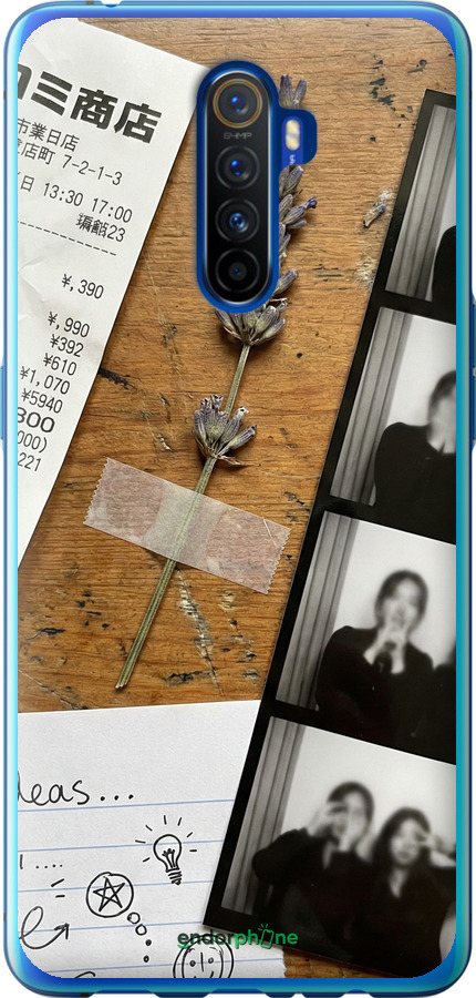 Силиконовый чехол Aesthetic Scrapbook Collage для Realme X2 Pro - 6773u-1866 изображение 