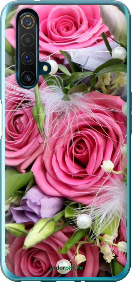 

Силіконовий чохол "Ніжність" для Realme X50, Рожевий