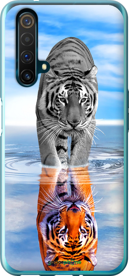 Силіконовий чехол Тигр для Realme X50 - 6016u-1894 изображение 