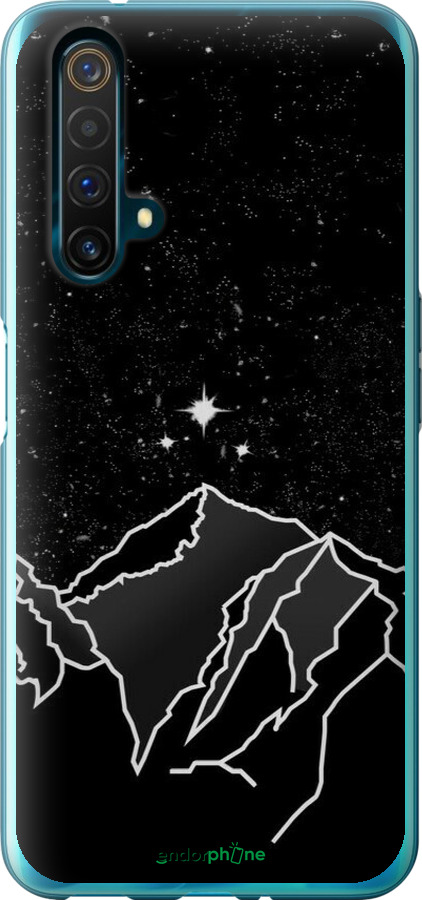 Силіконовий чехол Мінімалістичний гірський краєвид для Realme X50 - 6438u-1894 изображение 