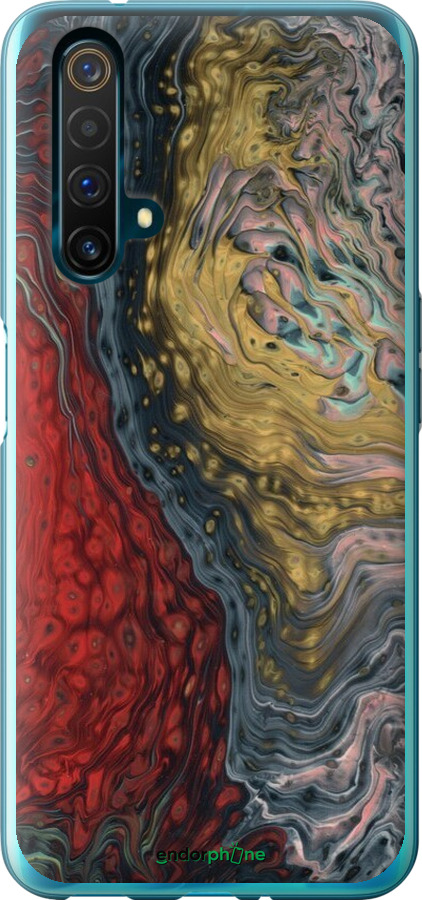 Силиконовый чехол С изображением абстрактной живописи для Realme X50 - 6530u-1894 изображение 