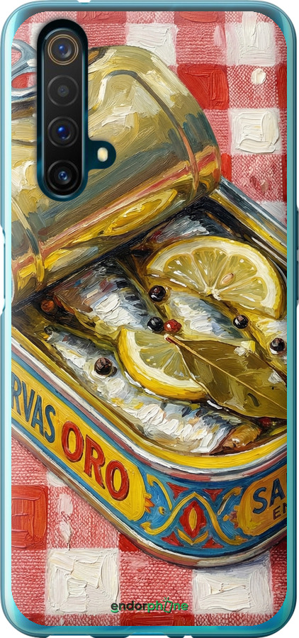 Силиконовый чехол Vintage Sardine Tin Phone для Realme X50 - 6772u-1894 изображение 