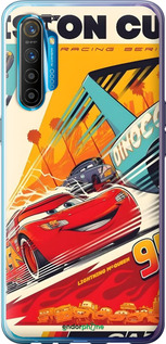2D пластиковый чехол Тачки для Realme XT - 6288t-1868 изображение 