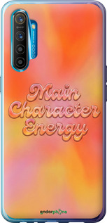 Силиконовый чехол Aura Gradient Main Character Energy Aesthetic Y2K для Realme XT - 6783u-1868 изображение 