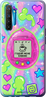 Силиконовый чехол Y2K Aesthetic Retro Pet: Годуй мене кавою для Realme XT - 6784u-1868 изображение 