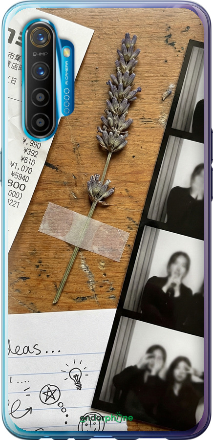 Силиконовый чехол Aesthetic Scrapbook Collage для Realme XT - 6773u-1868 изображение 