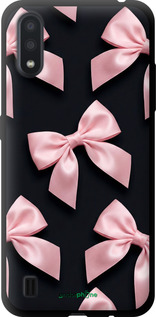 TPU чехол Coquette Ribbons Dark Coquette для Samsung Galaxy A01 A015F - 6767b-1842 изображение 