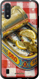 TPU чехол Vintage Sardine Tin Phone для Samsung Galaxy A01 A015F - 6772b-1842 изображение 