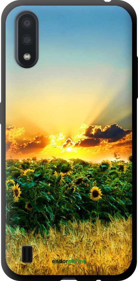 

TPU чорний чохол "Україна" для Samsung Galaxy A01 A015F