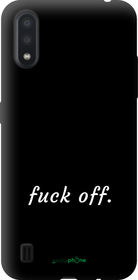 TPU чехол Fuck off для Samsung Galaxy A01 A015F - 4731b-1842 изображение 