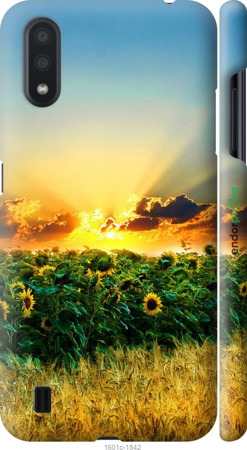 

3D пластиковий матовий чохол "Україна" для Samsung Galaxy A01 A015F