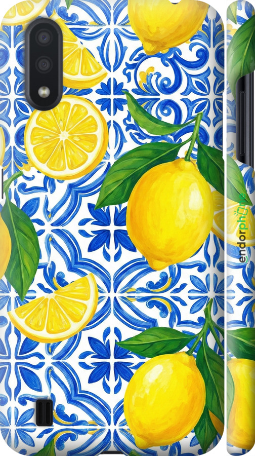 3D пластиковый матовый чехол Grocery Girl Italian Summer для Samsung Galaxy A01 A015F - 6766m-1842 изображение 