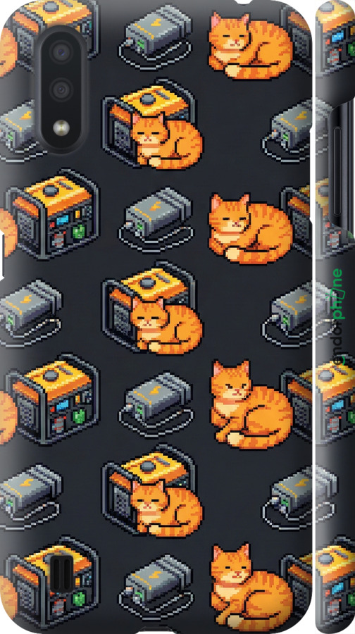 3D пластиковый матовый чехол Autonomous Zone для Samsung Galaxy A01 A015F - 6771m-1842 изображение 