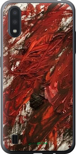 2D пластиковый чехол Абстрактная композиция в красных тонах для Samsung Galaxy A01 A015F - 6541t-1842 изображение 