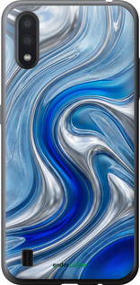 2D пластиковий чехол Liquid Chrome для Samsung Galaxy A01 A015F - 6781t-1842 изображение 