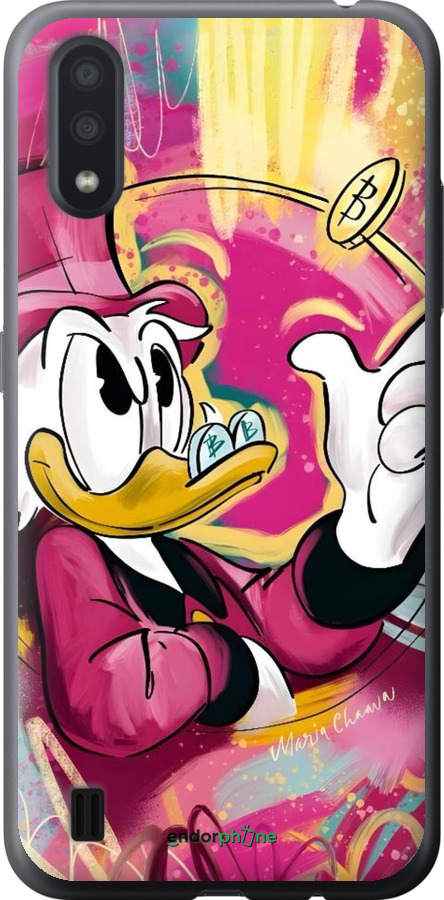 2D пластиковий чехол Скрудж для Samsung Galaxy A01 A015F - 6283t-1842 изображение 