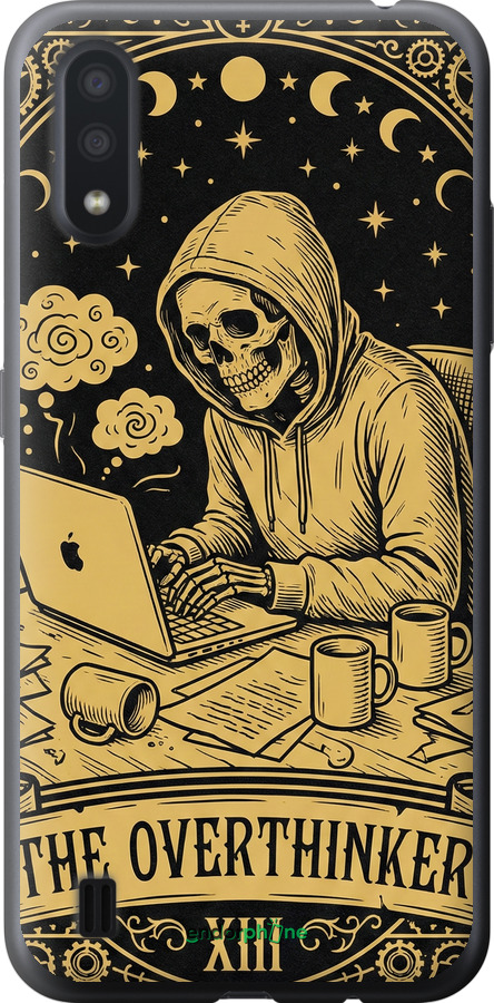 Силиконовый чехол The Overthinker для Samsung Galaxy A01 A015F - 6774u-1842 изображение 