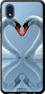 TPU чехол Лебеди для Samsung Galaxy A01 Core A013F - 6007b-2065 изображение 