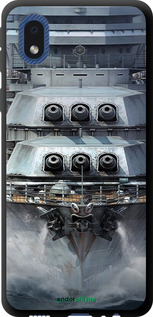 TPU чехол Линкор, world of tanks, wargaming, военный корабль для Samsung Galaxy A01 Core A013F - 6453b-2065 изображение 