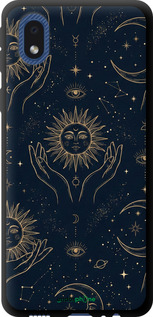 TPU чехол Celestial Harmony: Sun & Moon Gold Mystic Pattern для Samsung Galaxy A01 Core A013F - 6778b-2065 изображение 