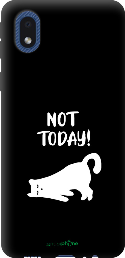 TPU чехол Втомлений кіт для Samsung Galaxy A01 Core A013F - 4535b-2065 изображение 