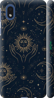 3D пластиковый матовый чехол 'Celestial Harmony: Sun & Moon Gold Mystic Pattern' для Samsung Galaxy A01 Core A013F изображение 7