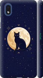 3D пластиковий матовий чехол Cute Cat Celestial/Witchy для Samsung Galaxy A01 Core A013F - 6787m-2065 изображение 