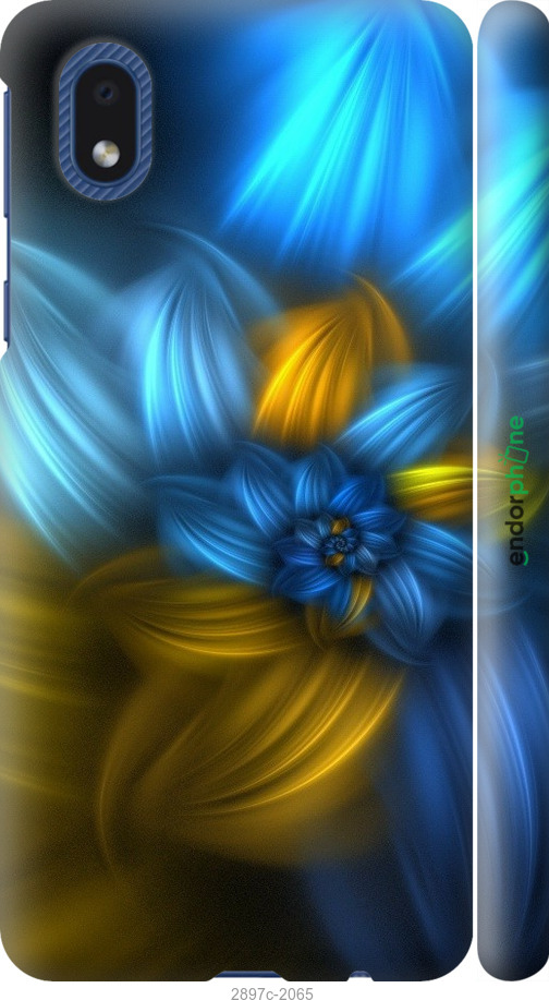 

3D пластиковий матовий чохол "Візерунок 46" для Samsung Galaxy A01 Core A013F, Синій