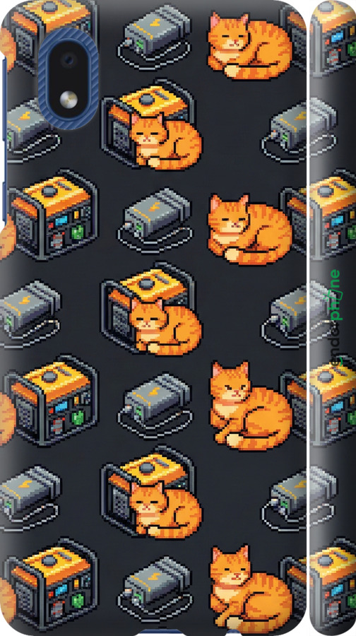 3D пластиковый матовый чехол Autonomous Zone для Samsung Galaxy A01 Core A013F - 6771m-2065 изображение 