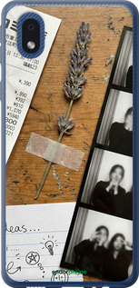 Силиконовый чехол Aesthetic Scrapbook Collage для Samsung Galaxy A01 Core A013F - 6773u-2065 изображение 