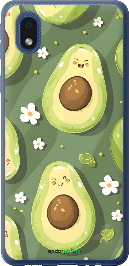 Силиконовый чехол Авокадо для Samsung Galaxy A01 Core A013F - 6380u-2065 изображение 