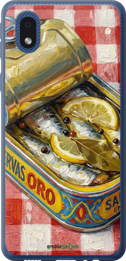 Силіконовий чехол Vintage Sardine Tin Phone для Samsung Galaxy A01 Core A013F - 6772u-2065 изображение 