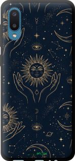 TPU чехол Celestial Harmony: Sun & Moon Gold Mystic Pattern для Samsung Galaxy A02 A022G - 6778b-2260 изображение 