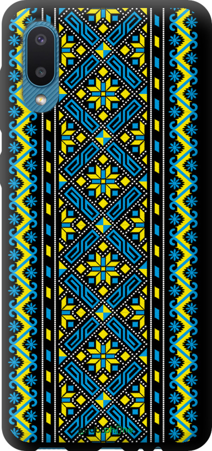 TPU чехол Вишиванка 39 для Samsung Galaxy A02 A022G - 1173b-2260 изображение 