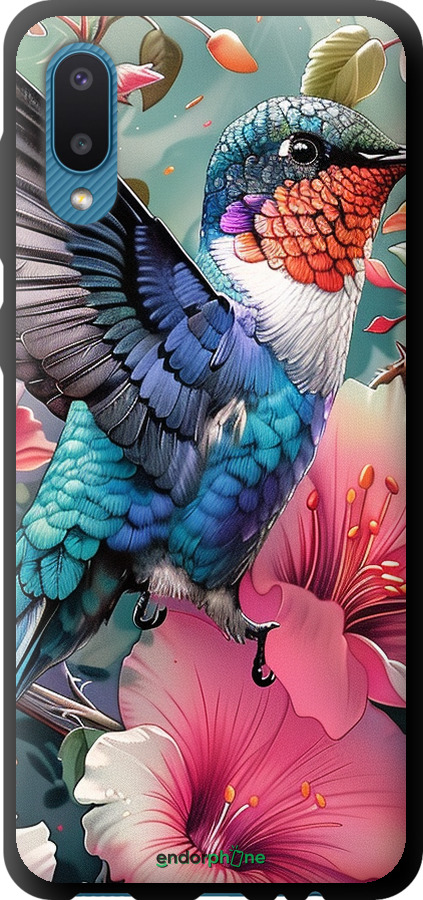 TPU чехол Казкова колібрі для Samsung Galaxy A02 A022G - 6051b-2260 изображение 